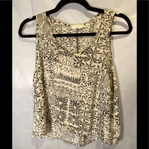 Lush Floral Sleeveless Top